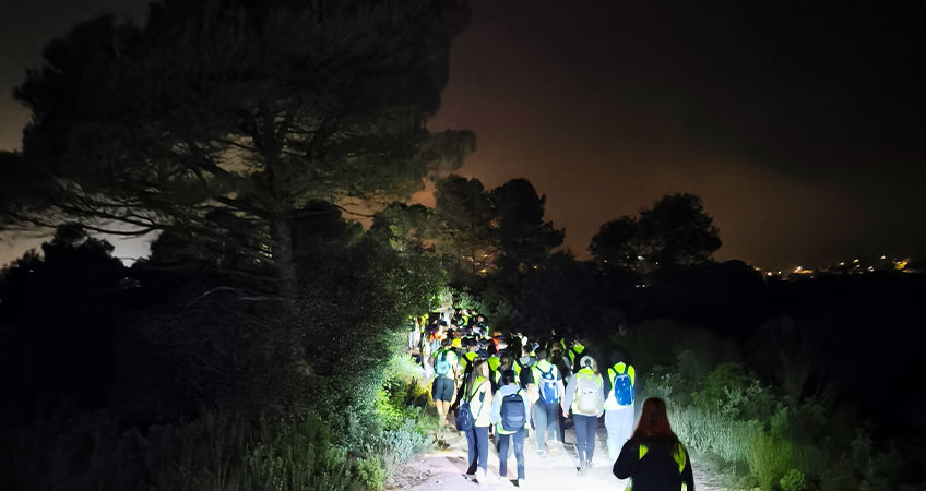 Subida a pie a Montserrat