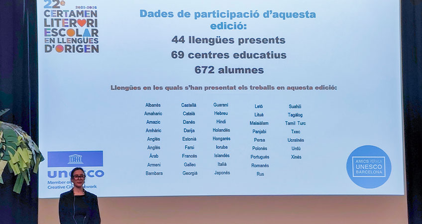 Premiados en el certamen literario UNESCO